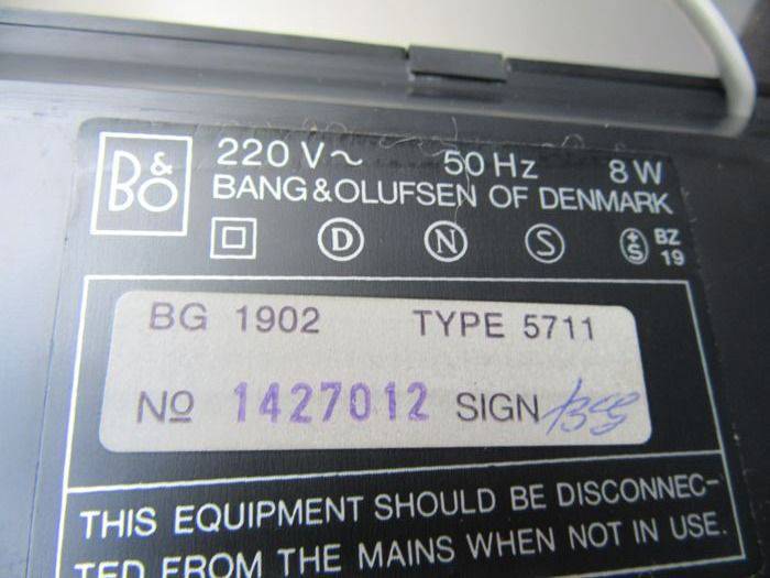 Bang and Olufsen Beogram 1902 5711